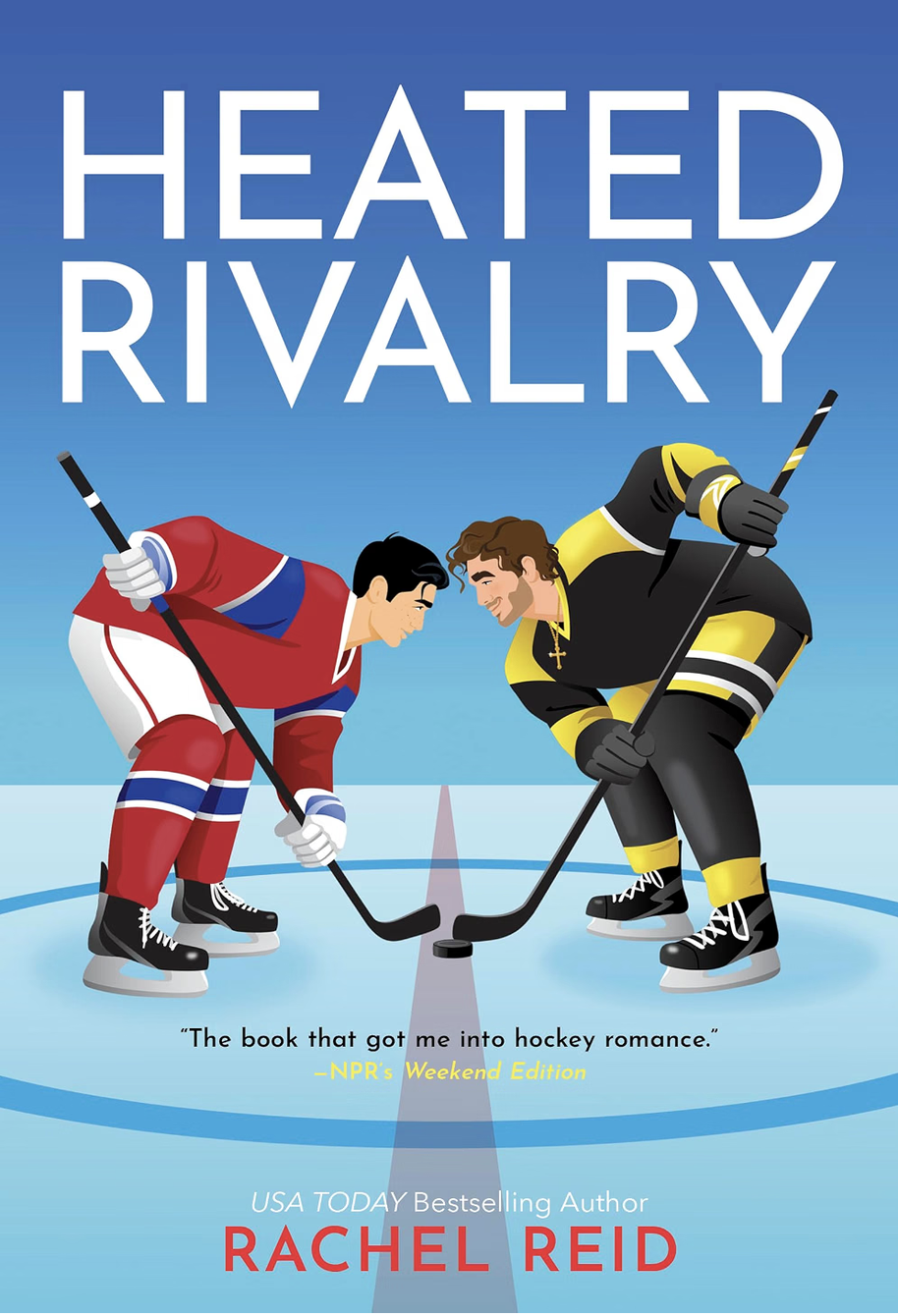 Book cover for Heated Rivalry by Rachel Reid